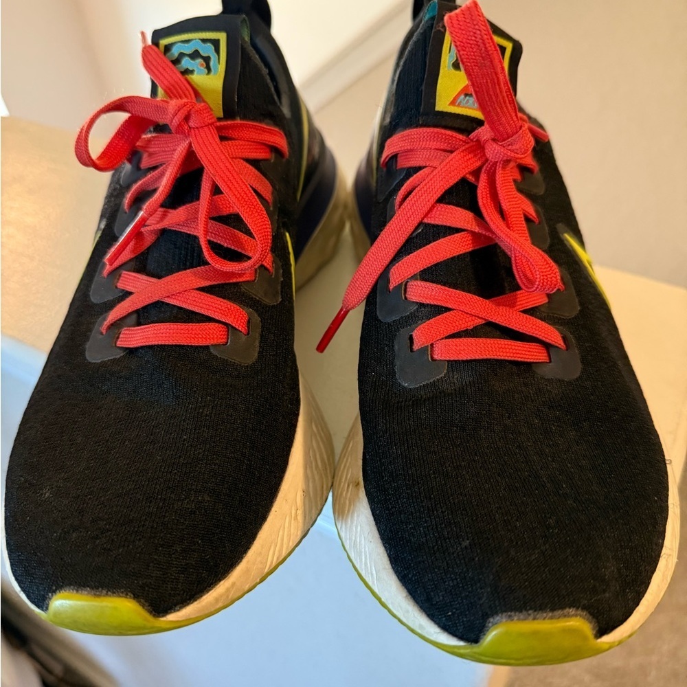 Men's Nike React Infinity Run Flyknit AS 'Bright Cactus Size 9 - Picture 5 of 9